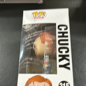 CHUCKY SCARRED #315 Bride of Chucky Funko Pop Vinyl FRENLY BRICKS - Open 7 Days