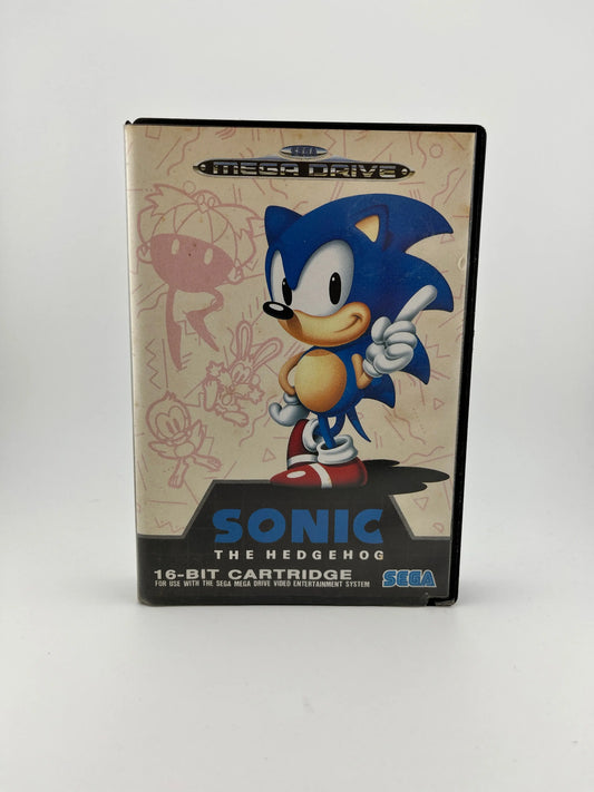 Sonic the Hedgehog 1991 Sega Mega Drive - Instructions + Case - untested FRENLY BRICKS - Open 7 Days