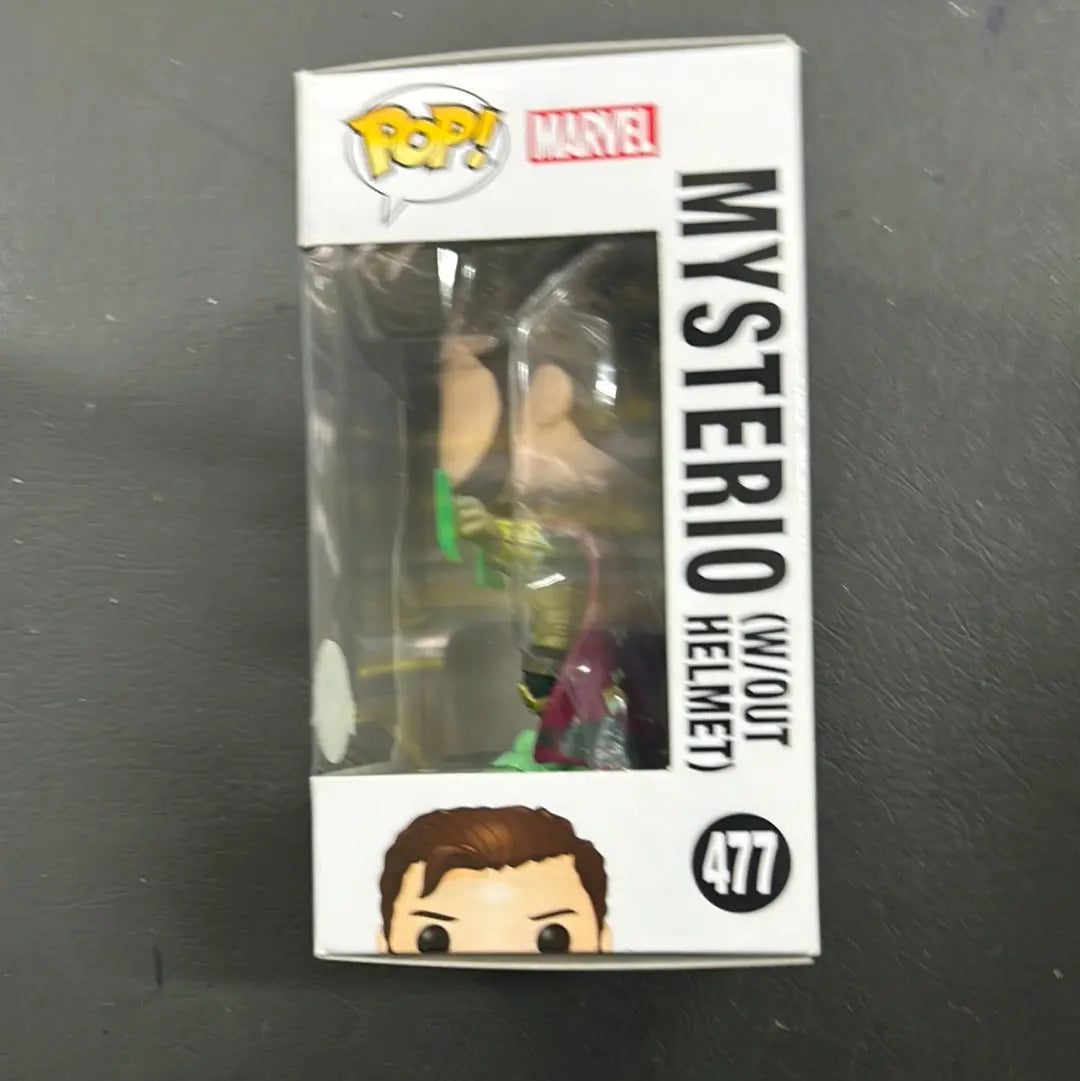 Spider-Man: Far From Home - Mysterio Unmasked Pop! Vinyl Figure #477 FRENLY BRICKS - Open 7 Days