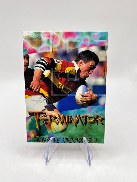 Duane Monkley 1996 - Terminator - NZ Rugby Union - Carr Crazy Authentics FRENLY BRICKS - Open 7 Days