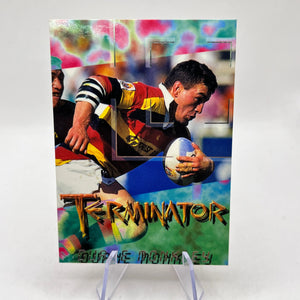 Duane Monkley 1996 - Terminator - NZ Rugby Union - Carr Crazy Authentics FRENLY BRICKS - Open 7 Days