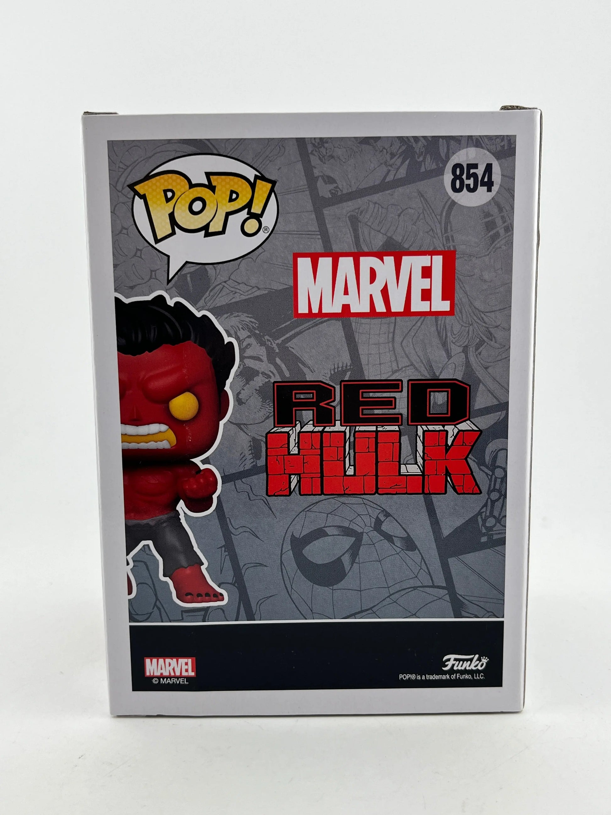 Funko POP! Marvel - Red Hulk #854 - Glow Chase Limited Edition SE FRENLY BRICKS - Open 7 Days