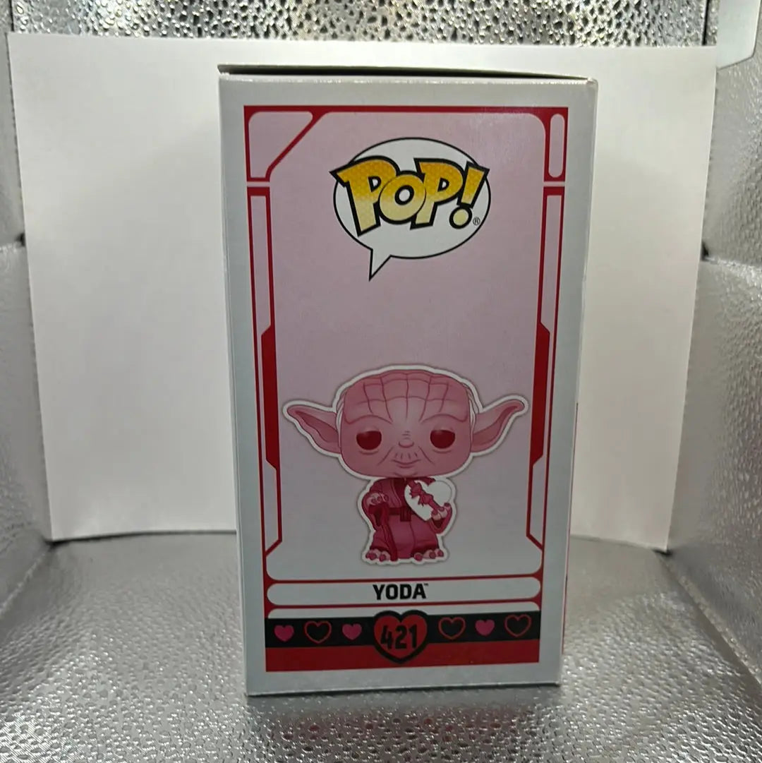 Star Wars - Yoda Valentine’s Day #421 Pop! Vinyl Pink Funko - FRENLY BRICKS - Open 7 Days