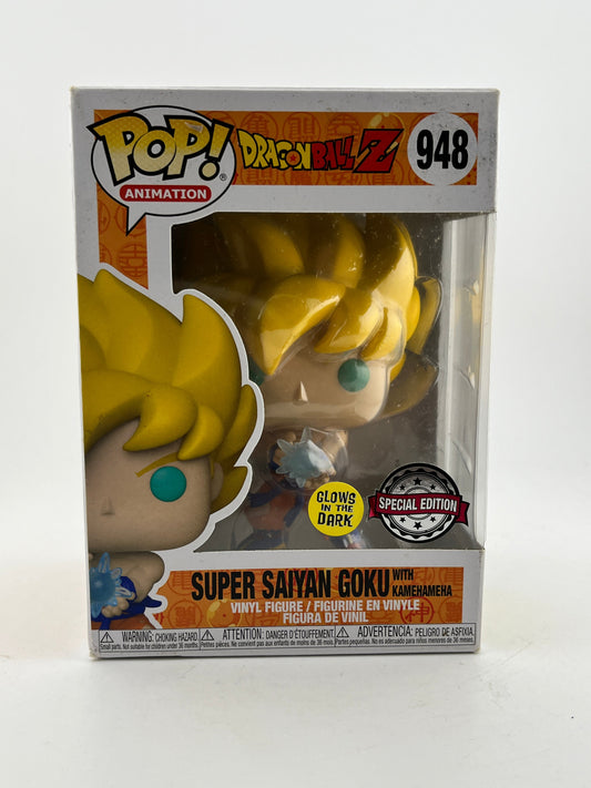 Funko POP! Animation DragonBall Z - SS Goku With Kamehameha #948 - Vinyl Collectable FRENLY BRICKS - Open 7 Days