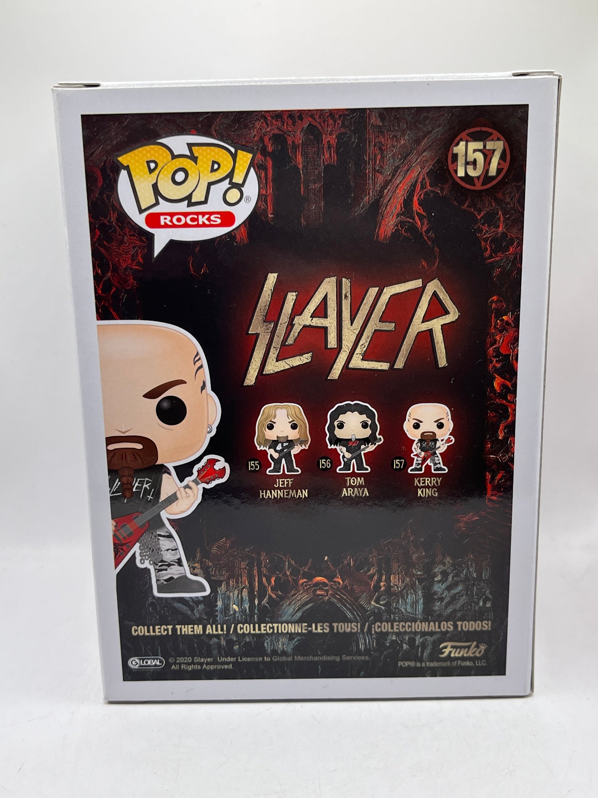 Funko POP! Rocks Slayer - Kerry King #157 - Vinyl Collectable FRENLY BRICKS - Open 7 Days