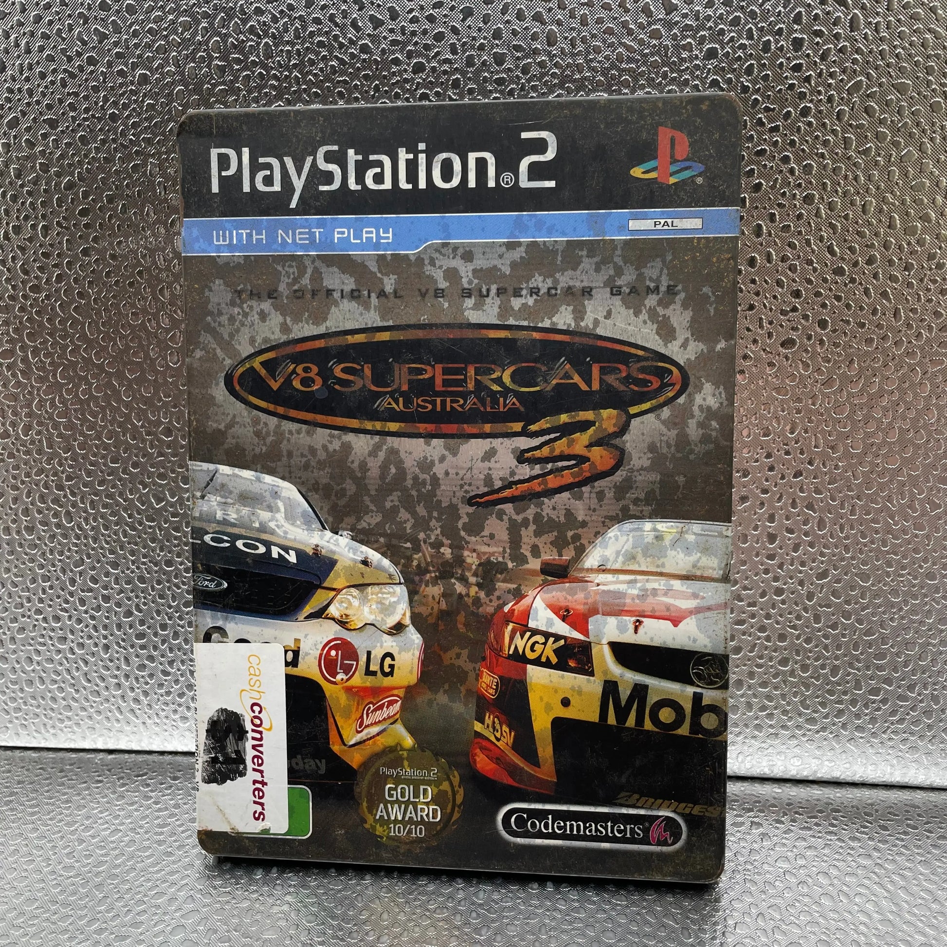 V8 Supercars 3 Steelbook PS2 PlayStation 2 Used Game Tested PAL FRENLY BRICKS - Open 7 Days