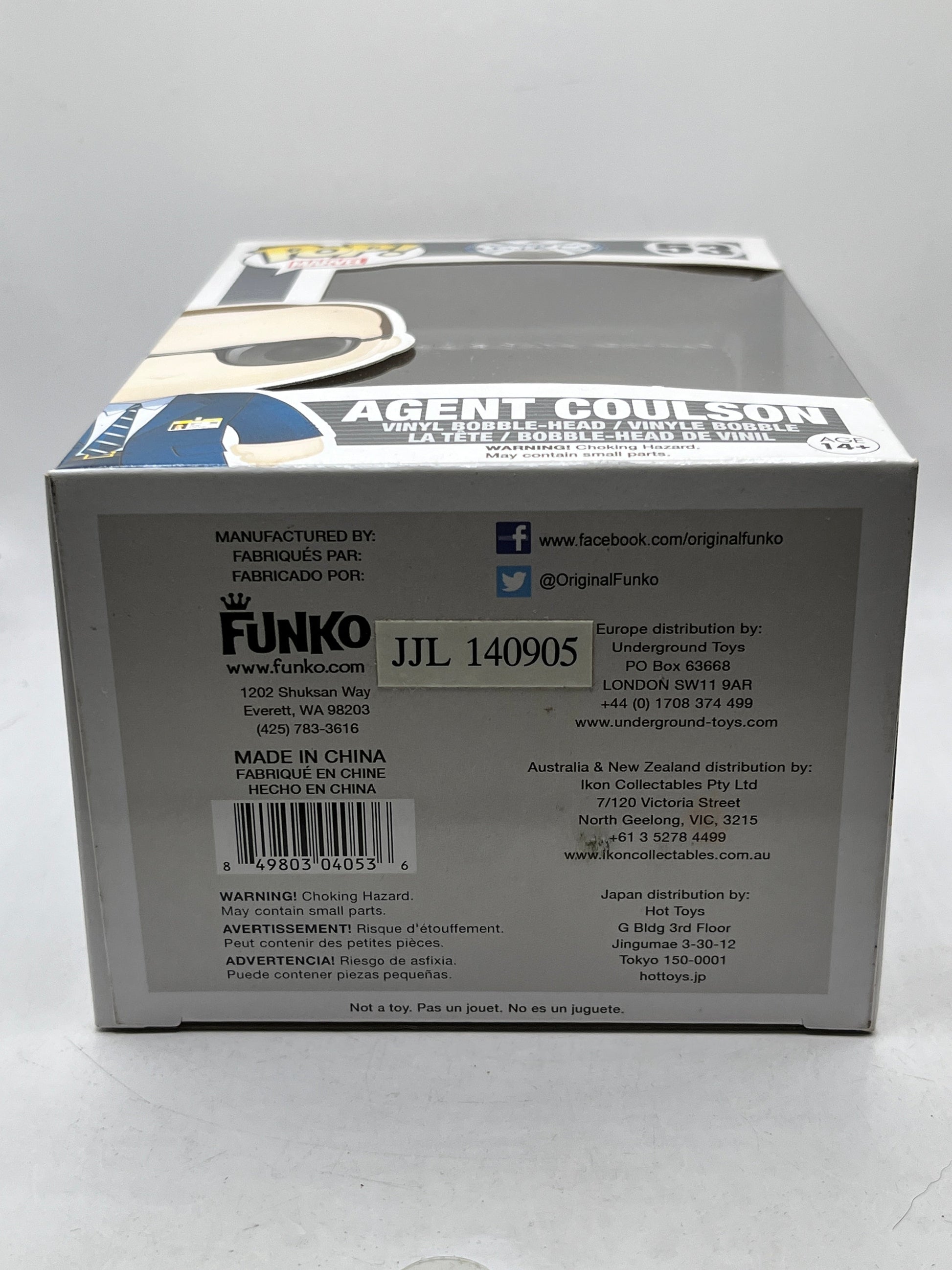Funko POP! Marvel Agents Of Shield - Agent Coulson #53 - Vinyl Collectable FRENLY BRICKS - Open 7 Days