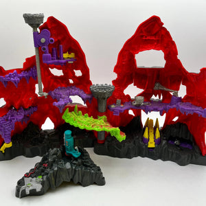 Vintage 1992 Bluebird Mighty Max Skull Mountain Volcano Playset + Accessories FRENLY BRICKS - Open 7 Days