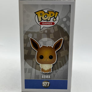 Funko POP! Games Pokémon - Eevee #577 - Flocked - 2020 Exclusive FRENLY BRICKS - Open 7 Days