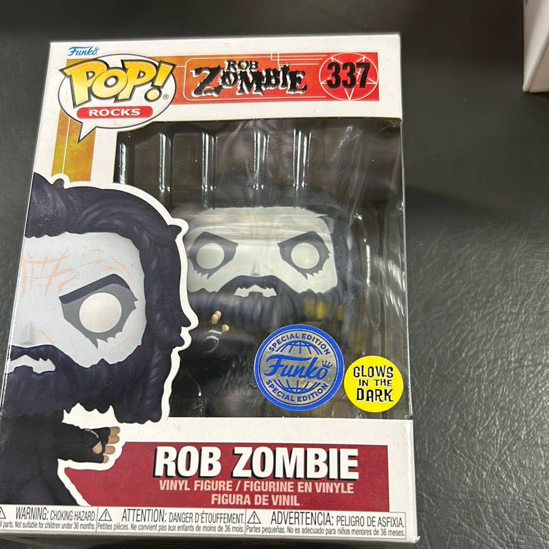 Funko Pop Rob Zombie - Rob Zombie in Dragula Glow in the Dark #337 FRENLY BRICKS - Open 7 Days