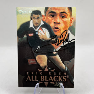 Eric Rush Autographed - All Blacks 1997 NZ Rugby Union - 1Neda FRENLY BRICKS - Open 7 Days
