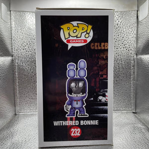 Funko Pop! Withered Bonnie #232 RARE/VAULTED - Five Nights at Freddy's FRENLY BRICKS - Open 7 Days