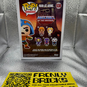 Pop Vinyl Masters Of The Universe Man-At-Arms FRENLY BRICKS - Open 7 Days