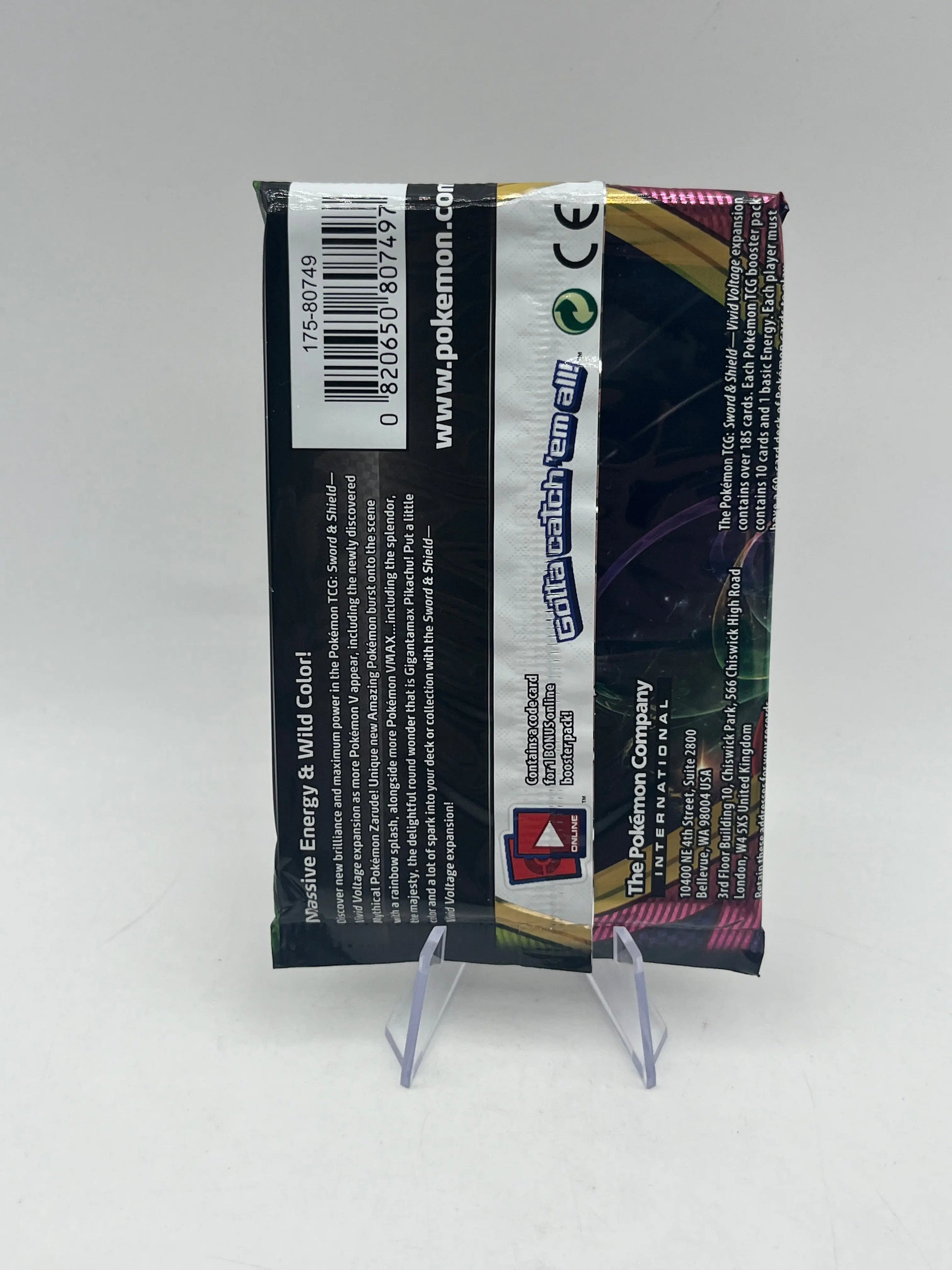 Pokemon TCG Sword & Shield Vivid Voltage Art Set 4 Booster Packs FRENLY BRICKS - Open 7 Days