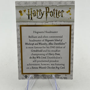 Albus Dumbledore Lenticular3D Wizard Collectible ChocolateFrog Card Harry Potter FRENLY BRICKS - Open 7 Days