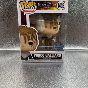 Funko pop Vinyl #1402 Attack On Titan Porco Galliard FRENLY BRICKS - Open 7 Days