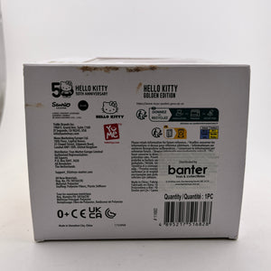 Hello Kitty DZNR Golden Edition Collectible -  New 50th Anniversary FRENLY BRICKS - Open 7 Days
