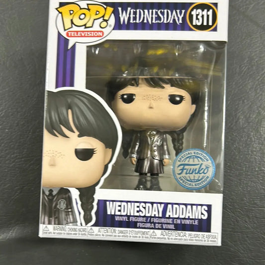 Wednesday Addams Metallic Pop! Vinyl Figure #1311 FRENLY BRICKS - Open 7 Days