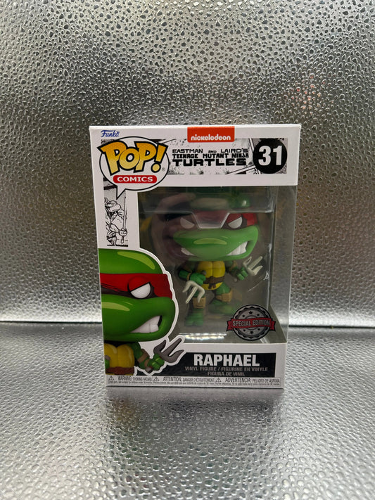 Funko Pop #31 Comics Tmnt Raphael FRENLY BRICKS - Open 7 Days