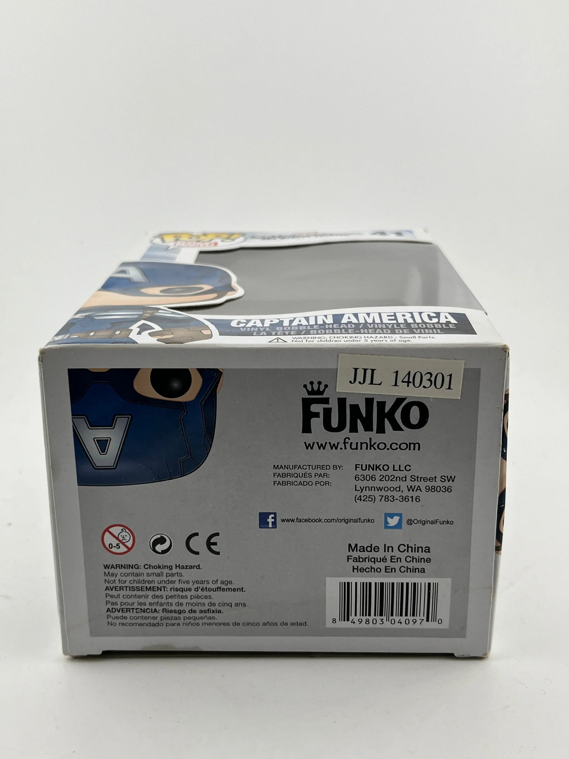 Funko POP! Marvel The Winter Solider - Captain America #41 - Vinyl Collectable FRENLY BRICKS - Open 7 Days
