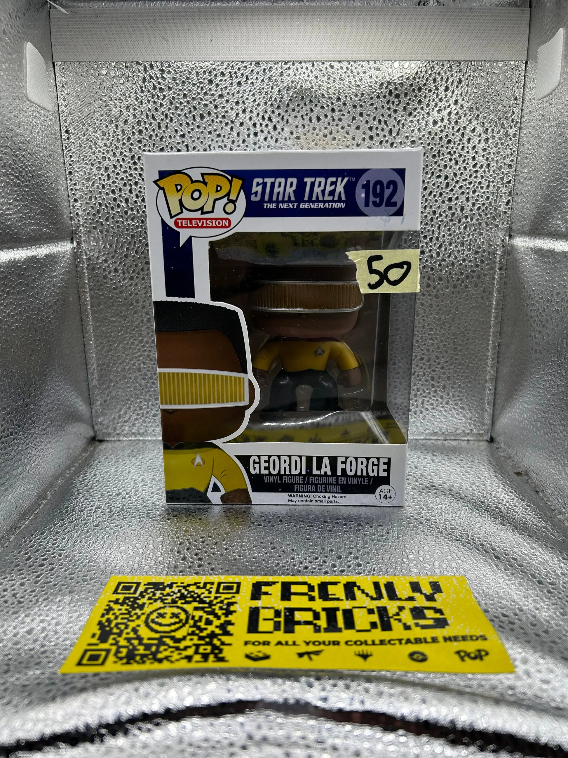 Pop Vinyl 192 Star trek #192 Geordi La Forge FRENLY BRICKS - Open 7 Days