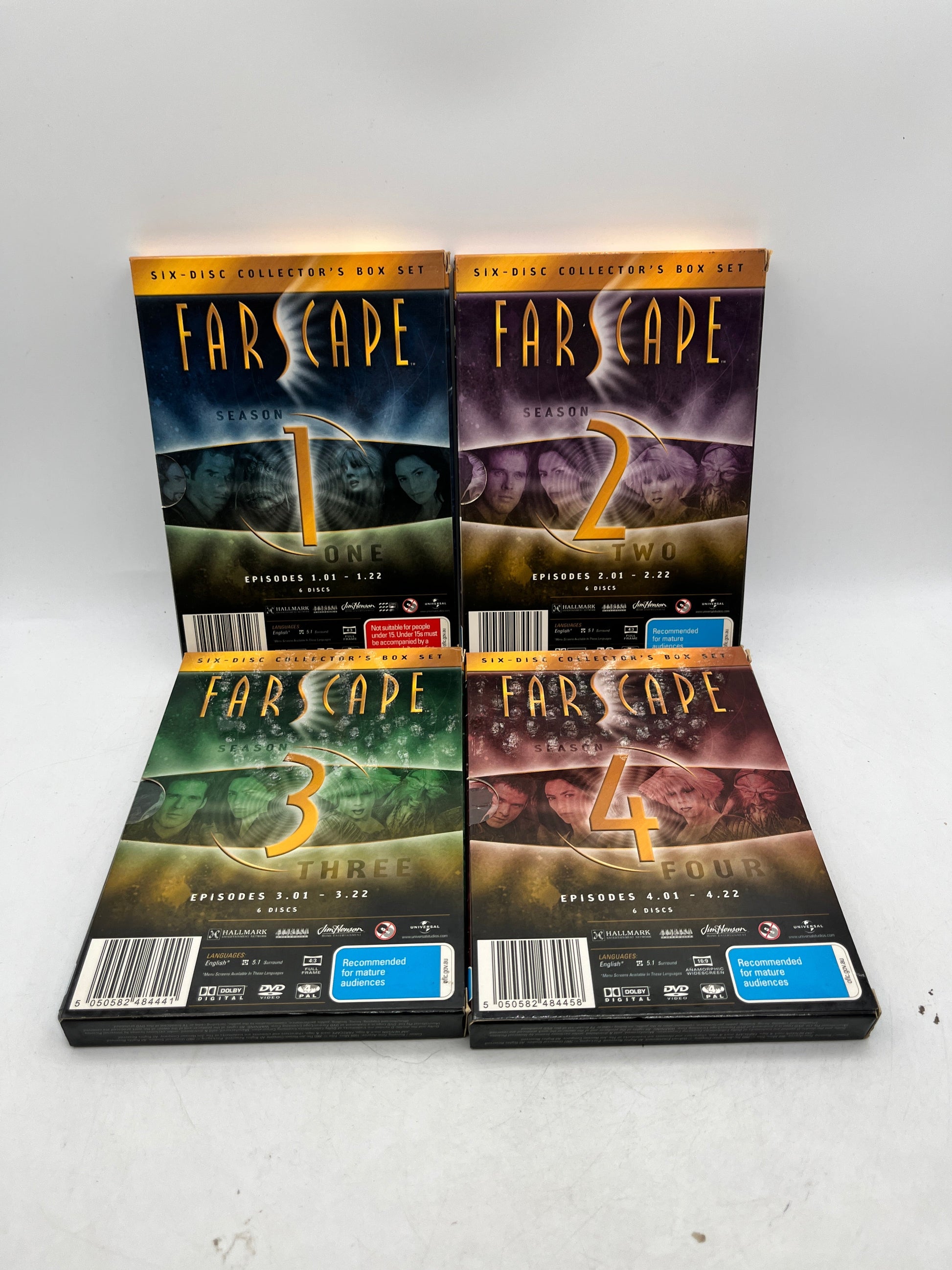 Farscape Complete TV Series Collection Set Seasons 1 2 3 4 Sci Fi War - Complete FRENLY BRICKS - Open 7 Days