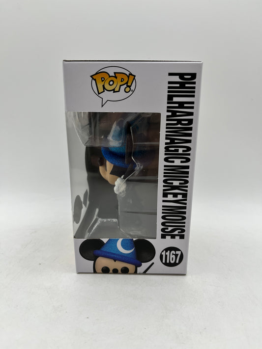 Funko POP! Walt Disney World 50 - Philharmagic Mickey Mouse #1167 - Diamond SE FRENLY BRICKS - Open 7 Days