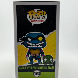 Funko POP! Television TMNT - Slash With Pre Mutated Slash #1558 - Vinyl Collectable FRENLY BRICKS - Open 7 Days