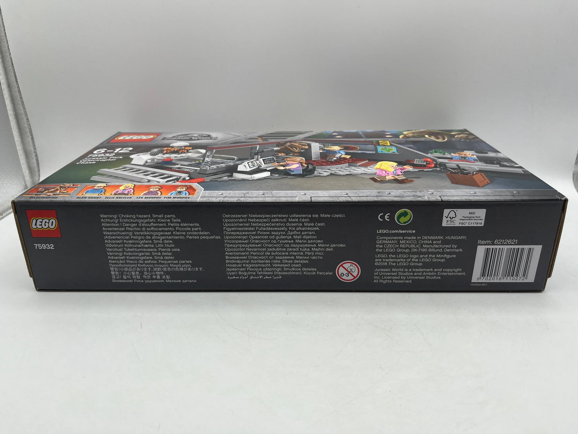 LEGO Jurassic Park Velociraptor Chase 75932 World Retired NEW FRENLY BRICKS - Open 7 Days