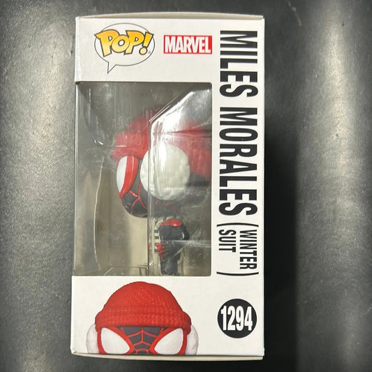 Pop Vinyl Marvel 1294 Miles Morales (Winter Suit) FRENLY BRICKS - Open 7 Days