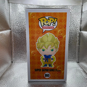 Dragon Ball Z Goku Super Saiyan Glow in the Dark Exclusive Pop! Vinyl Figure 860 FRENLY BRICKS - Open 7 Days