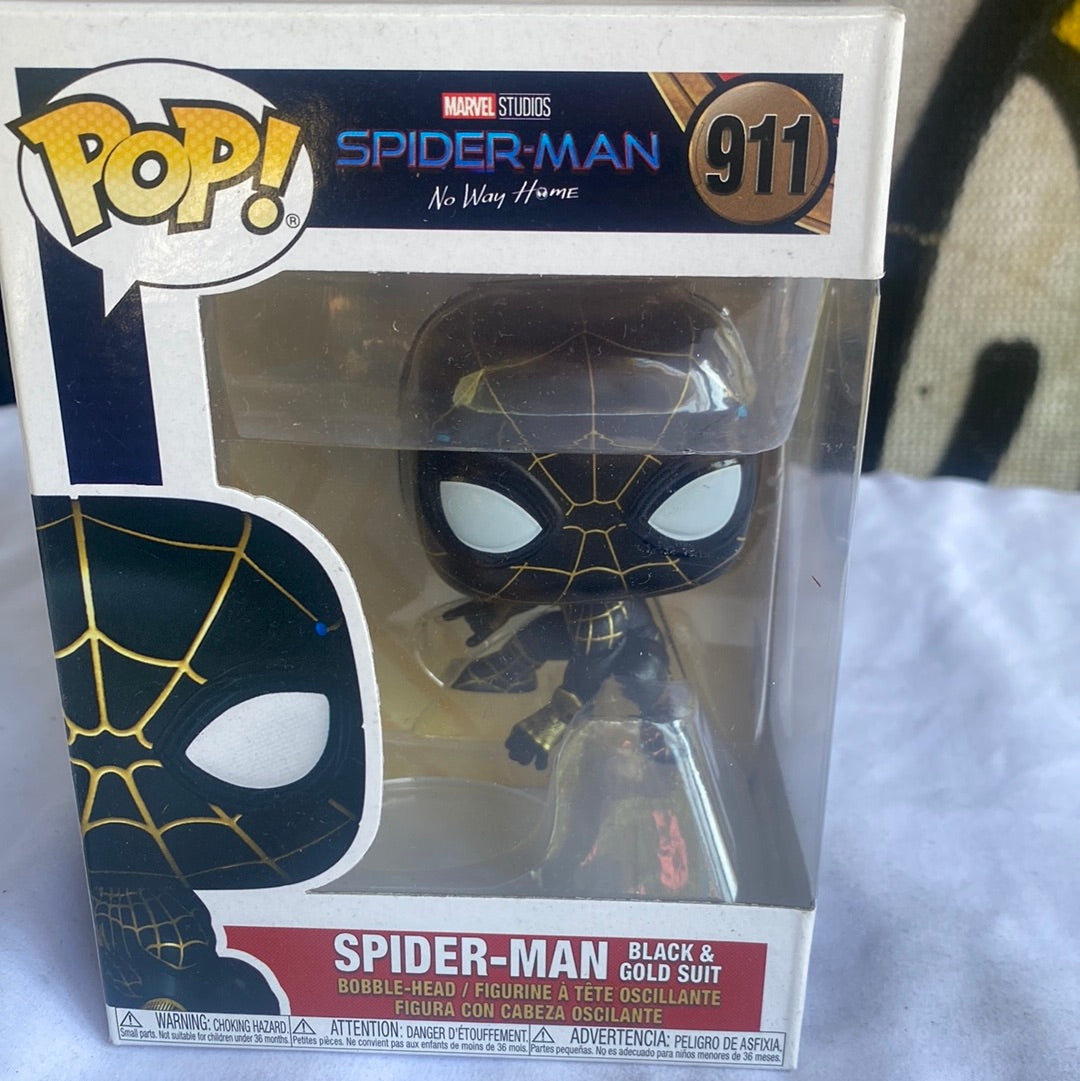 Funko POP! Spider-Man #911 black & gold baby FRENLY BRICKS - Open 7 Days