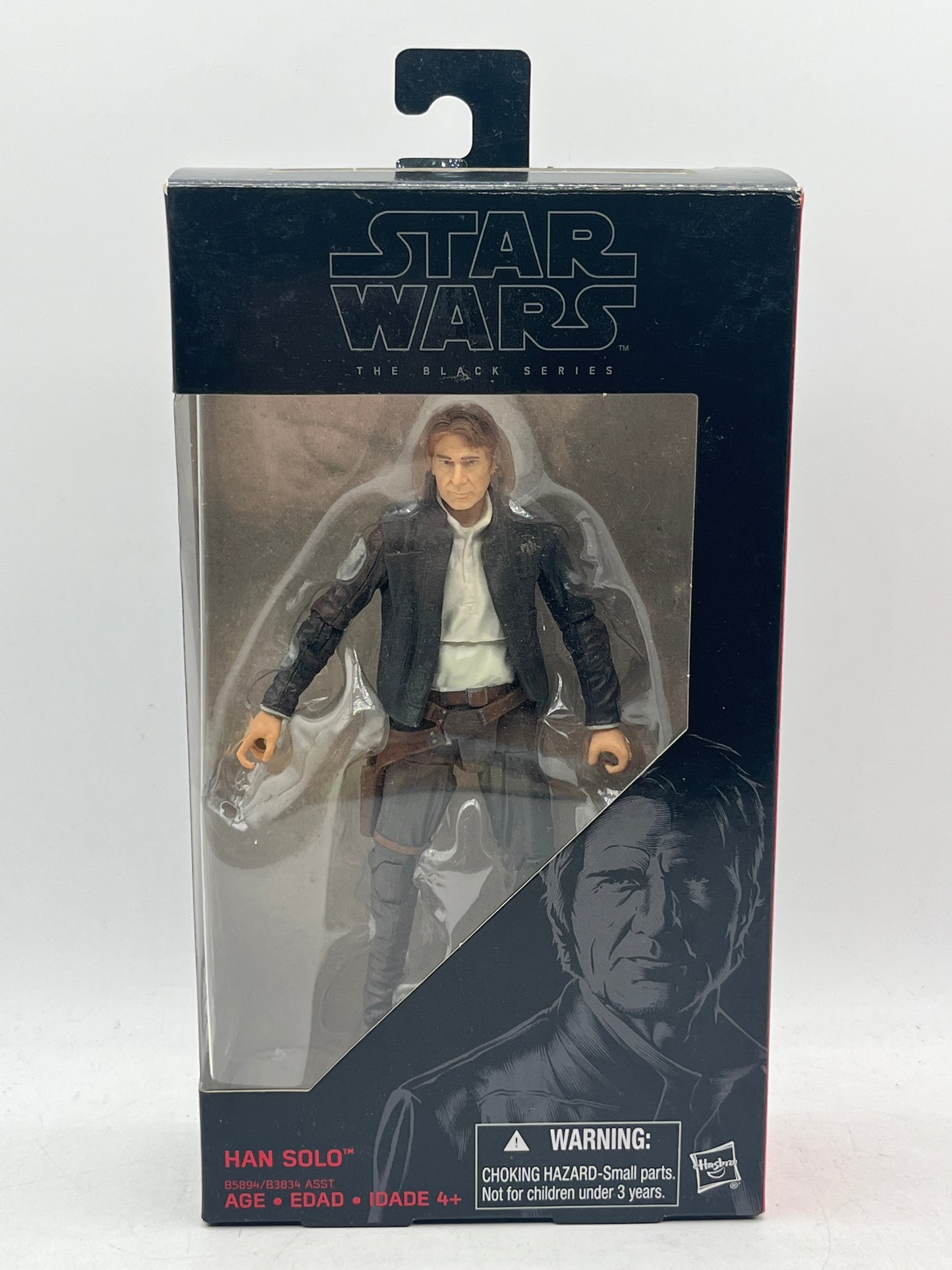 Hasbro Star Wars The Force Awakens Black Series 6-Inch Han Solo Figure #18