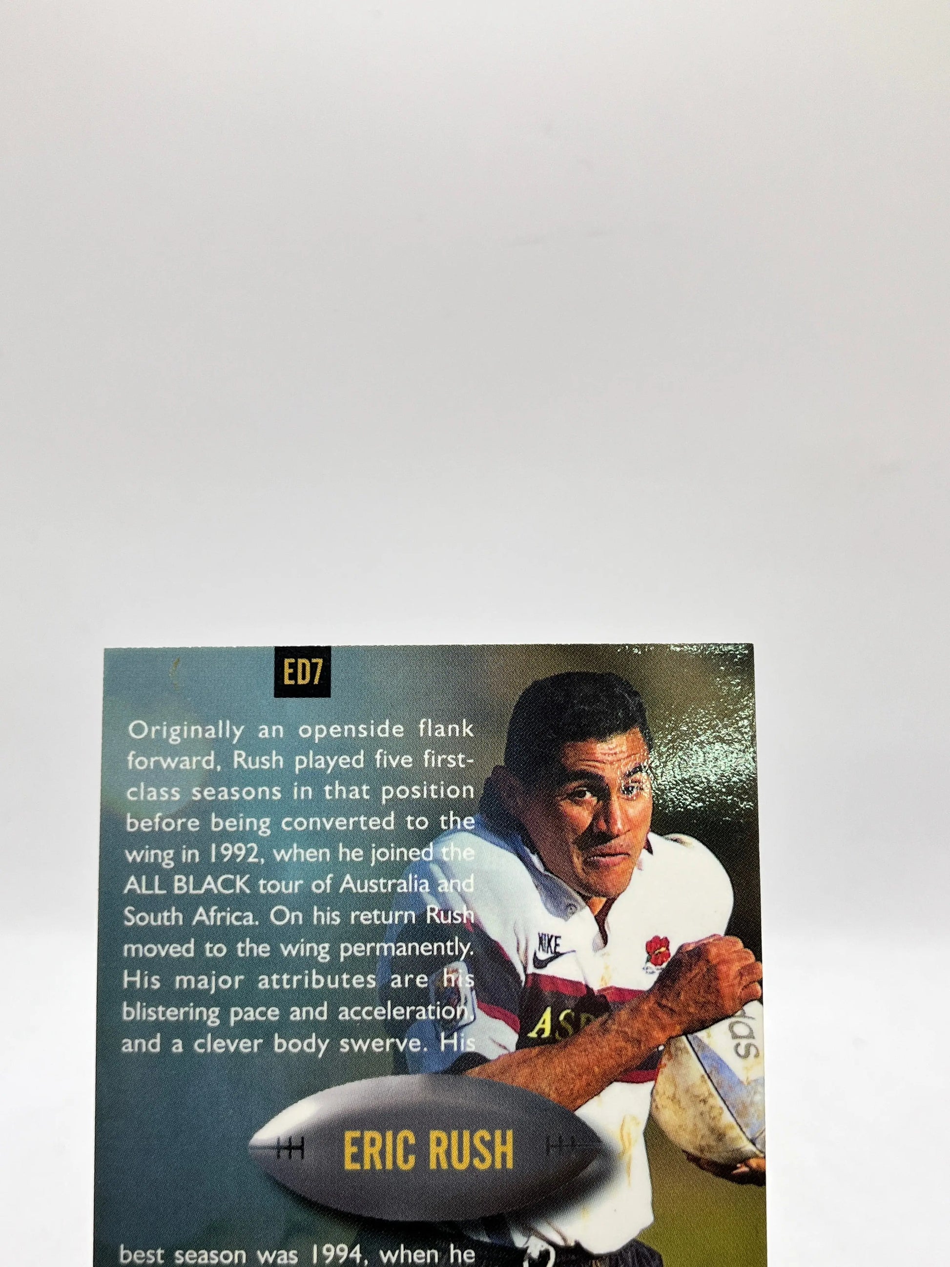 Eric Rush Auto - Express Delivery- ED7 - NZ Rugby Union- 1996 FRENLY BRICKS - Open 7 Days