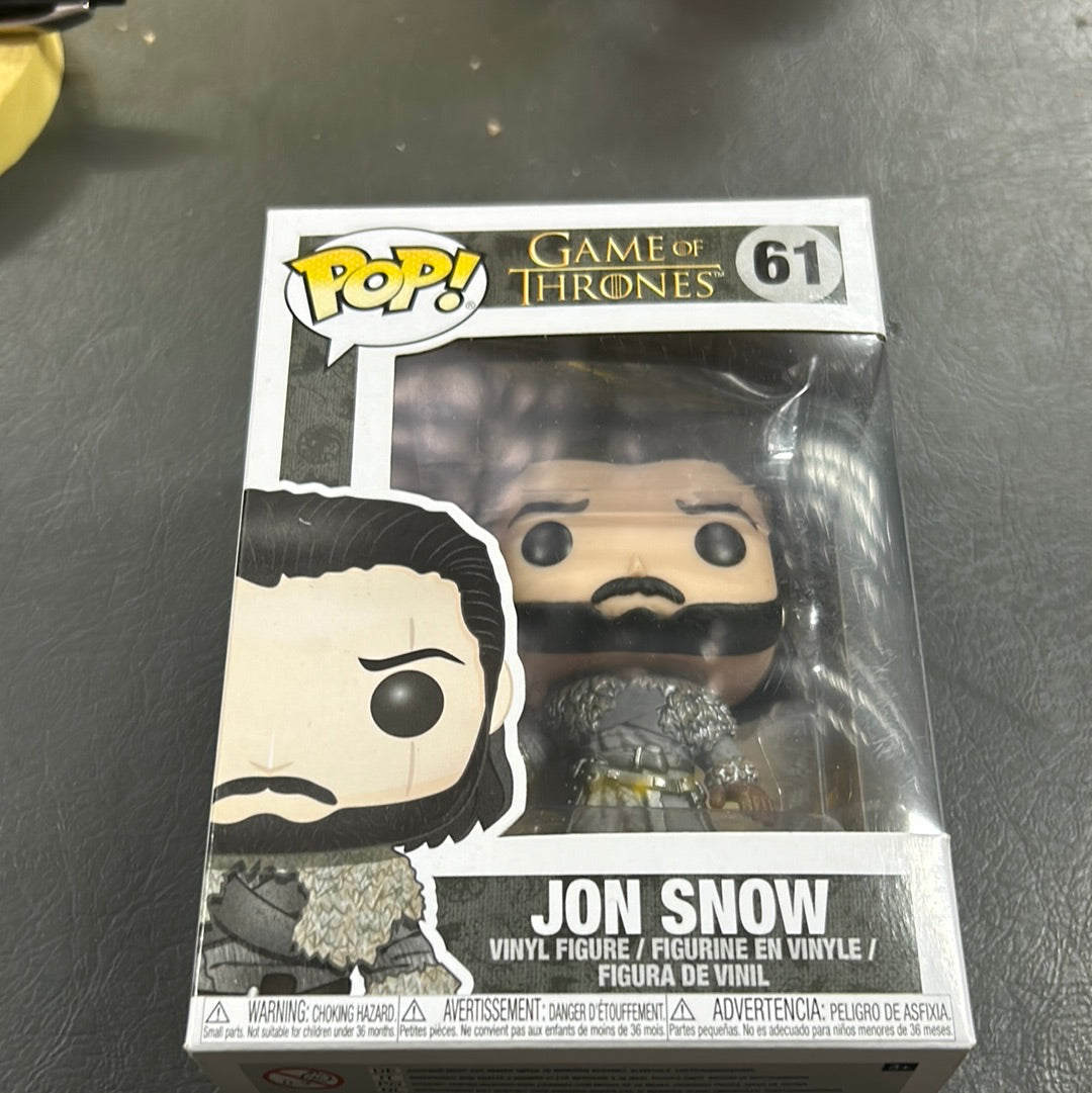 Funko POP! Game Of Thrones #61 Jon Snow FRENLY BRICKS - Open 7 Days