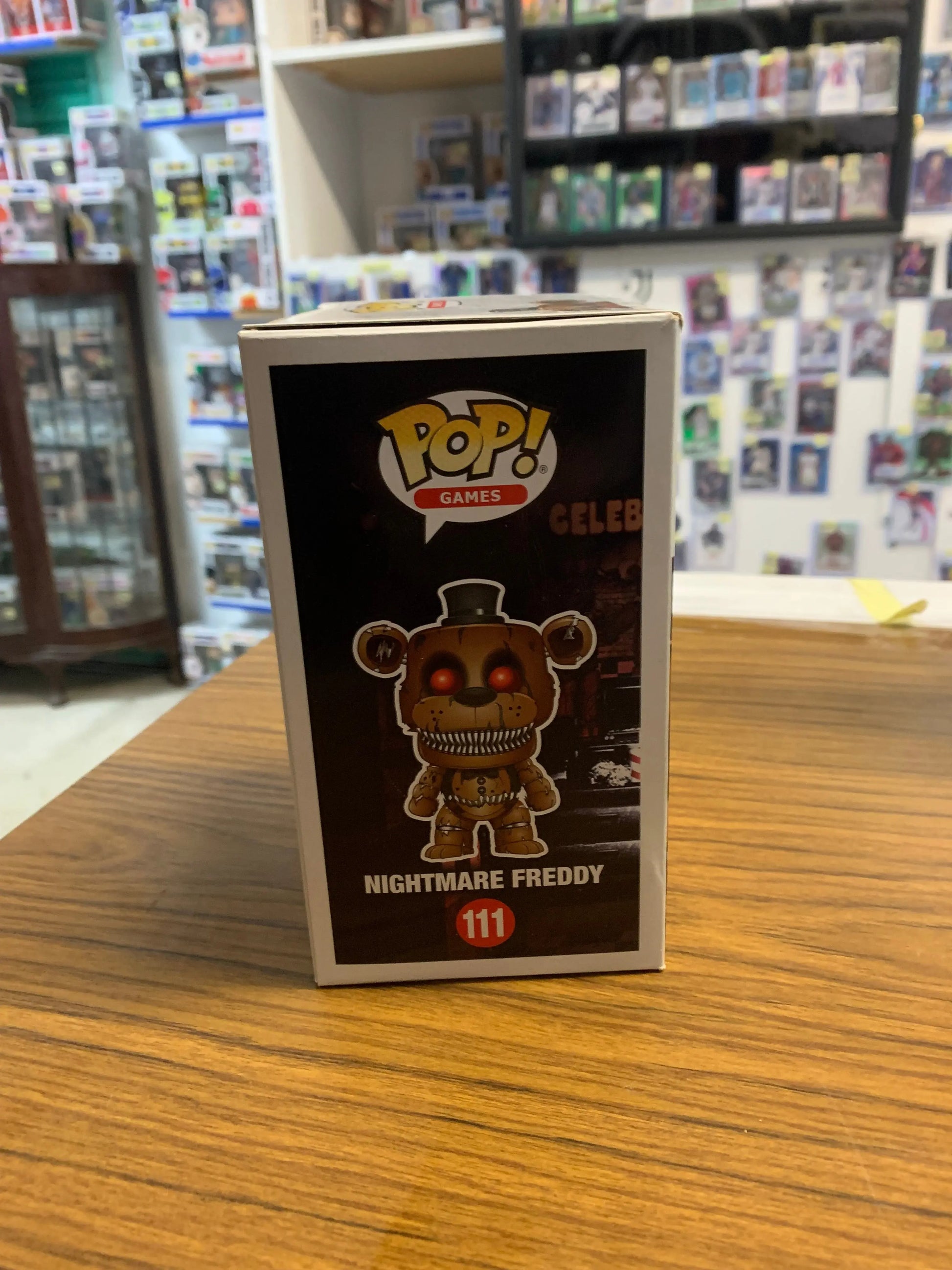 Five Nights at Freddy's #111 Nightmare Freddy Funko Pop! FRENLY BRICKS - Open 7 Days