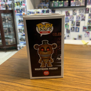 Five Nights at Freddy's #111 Nightmare Freddy Funko Pop! FRENLY BRICKS - Open 7 Days