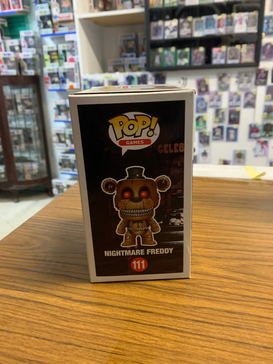 Five Nights at Freddy's #111 Nightmare Freddy Funko Pop! FRENLY BRICKS - Open 7 Days