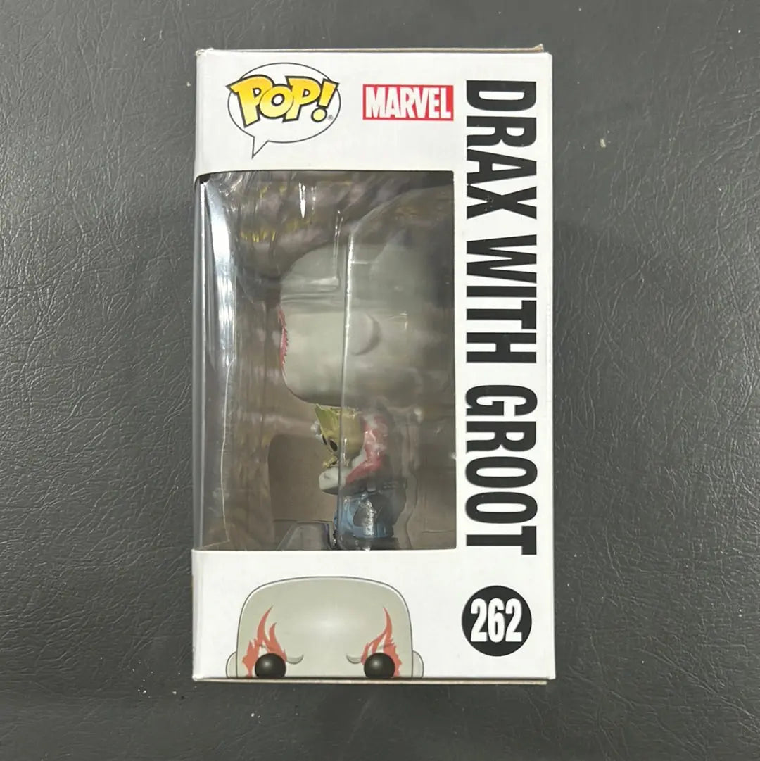 Pop Vinyl Marvel #262 Drax With Groot FRENLY BRICKS - Open 7 Days