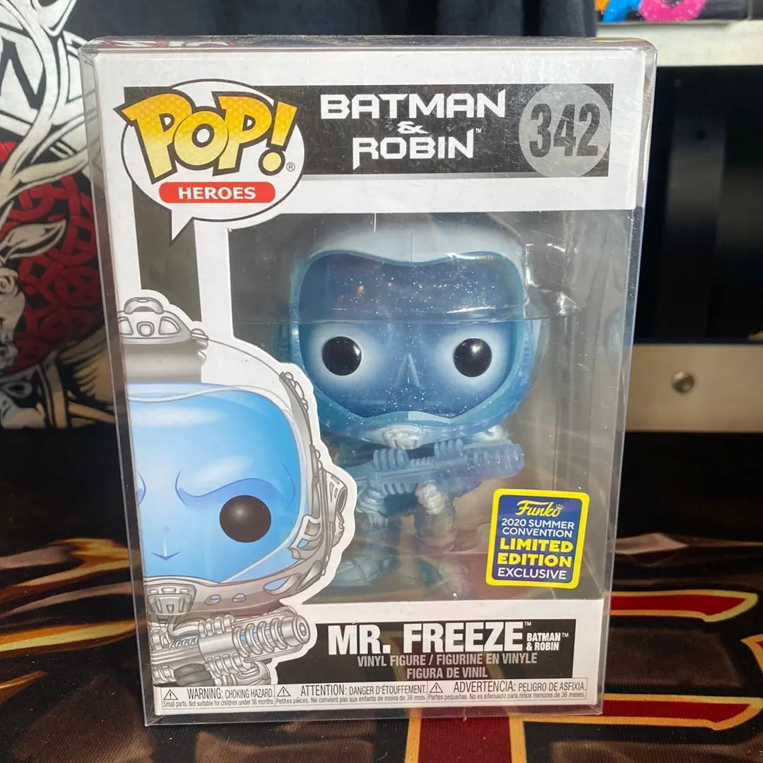 Funko POP! Mr. FREEZE #342 2020 LIMITED EDITION - FRENLY BRICKS - Open 7 Days