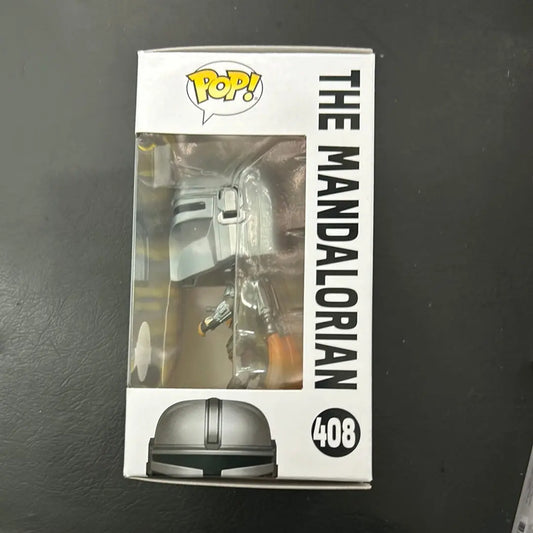 Star Wars: The Mandalorian - The Mandalorian with Jetpack Pop! Vinyl #408 FRENLY BRICKS - Open 7 Days