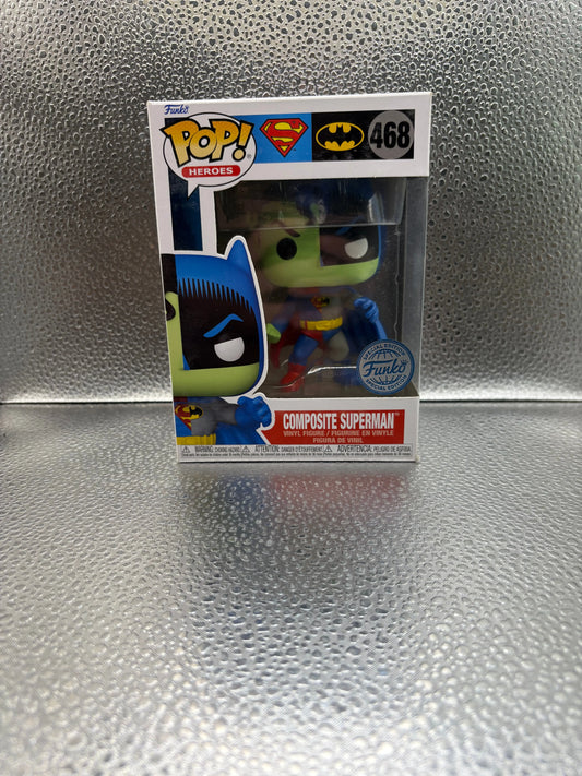 Funko Pop Vinyl #468 Heroes Composite superman FRENLY BRICKS - Open 7 Days