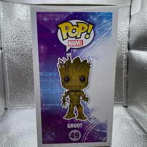 Funko Pop! Vinyl: Marvel - Groot - (Glow) - Loot Crate (LC) (Exclusive) #49 FRENLY BRICKS - Open 7 Days