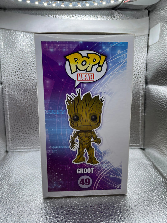 Funko Pop! Vinyl: Marvel - Groot - (Glow) - Loot Crate (LC) (Exclusive) #49 FRENLY BRICKS - Open 7 Days