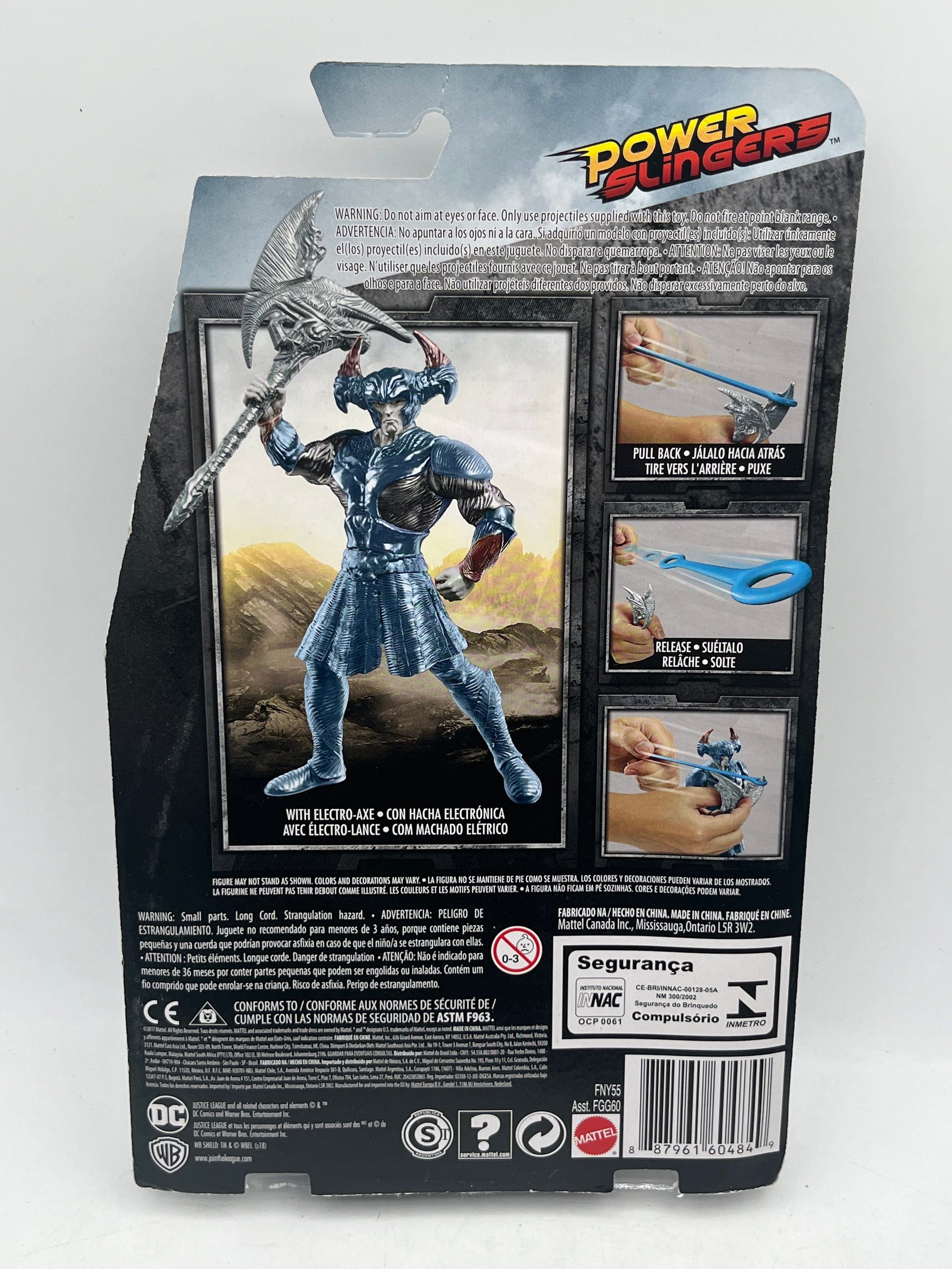 DC Justice League Power Slingers 2017 Mattel Steppenwolf Action Figure FRENLY BRICKS - Open 7 Days