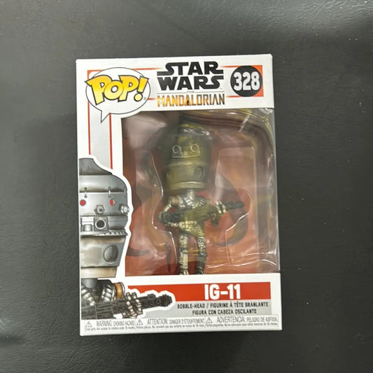 Star Wars: The Mandalorian IG-11 Pop! Vinyl Figure #328 FRENLY BRICKS - Open 7 Days