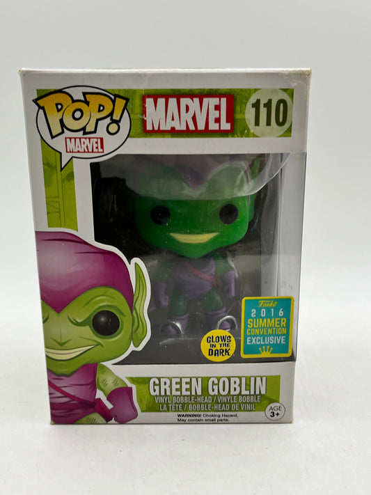 Funko POP! Marvel - Green Goblin #110 - Glow 2016 Summer Convention Exclusive FRENLY BRICKS - Open 7 Days