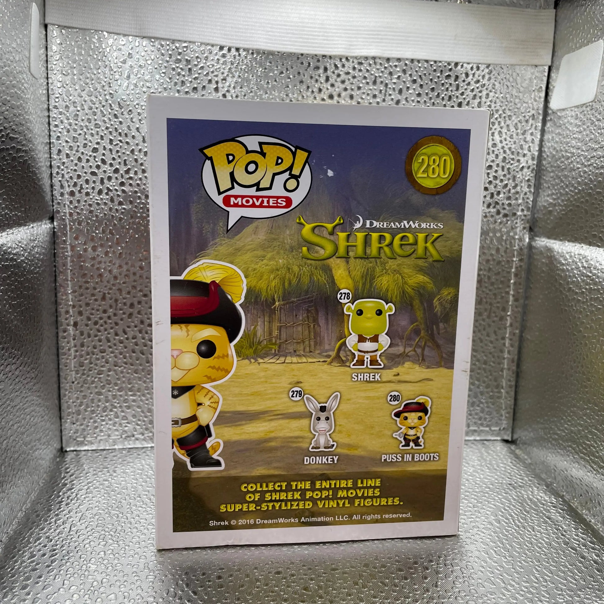 Funko Vinyl Pop Movies.. Puss In Boots # 280 Shrek. Dreamworks FRENLY BRICKS - Open 7 Days