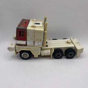 Vintage Transformers G1 Ultra Magnus White Optimus Prime Semi Truck Cab 1985 FRENLY BRICKS - Open 7 Days