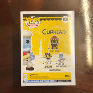 Funko Pop! Vinyl: Cuphead - Chef Saltbaker (CHASE) ~ #900 FRENLY BRICKS - Open 7 Days